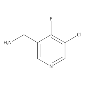 (5-Chloro-4-fluoropyridin-3-YL)methanamine Structure