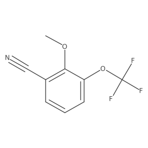 2-Methoxy-3-(trifluoromethoxy)benzonitrile结构式