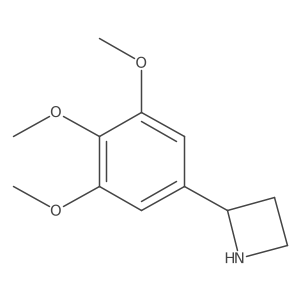 2-(3,4,5-Trimethoxyphenyl)azetidine Structure