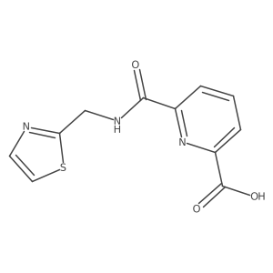 6-((Thiazol-2-ylmethyl)carbamoyl)picolinic acid Structure