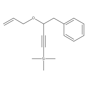 Benzene, [2-(2-propen-1-yloxy)-4-(trimethylsilyl)-3-butyn-1-yl]-结构式