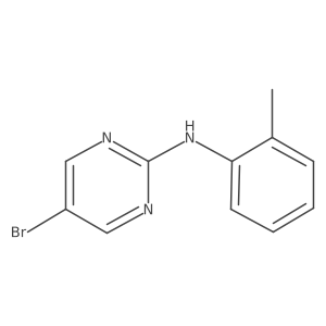 2-Pyrimidinamine, 5-bromo-N-(2-methylphenyl)-结构式