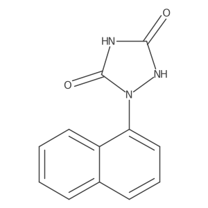 1-Naphthalen-1-yl-1,2,4-triazolidine-3,5-dione结构式