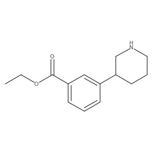 Ethyl 3-(piperidin-3-yl)benzoate Structure