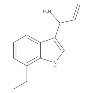 1h-Indole-3-methanamine,a-ethenyl-7-ethyl- Structure