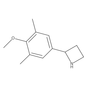 2-(4-Methoxy-3,5-dimethylphenyl)azetidine结构式