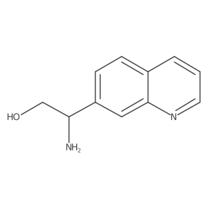 2-Amino-2-(quinolin-7-yl)ethan-1-ol Structure