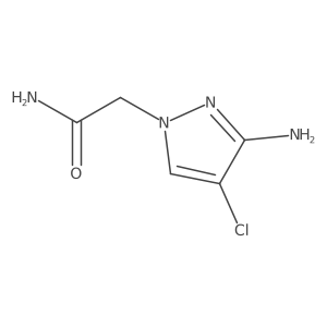 2-(3-amino-4-chloro-1H-pyrazol-1-yl)acetamide Structure