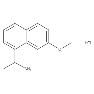 (1S)-1-(7-Methoxynaphthalen-1-yl)ethanamine hydrochloride Structure