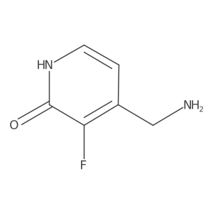 4-(Aminomethyl)-3-fluoro-1,2-dihydropyridin-2-one结构式