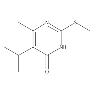 5-isopropyl-6-methyl-2-methylsulfanyl-3H-pyrimidin-4-one Structure