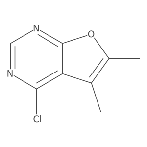 4-Chloro-5,6-dimethylfuro[2,3-d]pyrimidine Structure