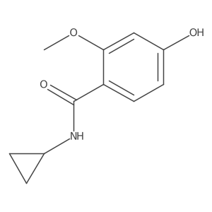N-Cyclopropyl-4-hydroxy-2-methoxy-benzamide Structure