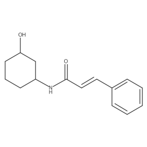 N-(3-hydroxycyclohexyl)cinnamamide Structure