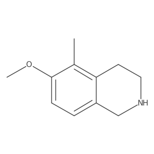6-Methoxy-5-methyl-1,2,3,4-tetrahydro-isoquinoline Structure
