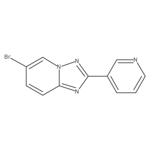 6-Bromo-2-(pyridin-3-YL)-[1,2,4]triazolo[1,5-A]pyridine Structure