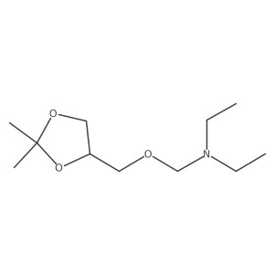 N-[[(2,2-Dimethyl-1,3-dioxolan-4-yl)methoxy]methyl]-N-ethylethanamine Structure
