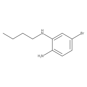 5-bromo-N1-butylbenzene-1,2-diamine结构式