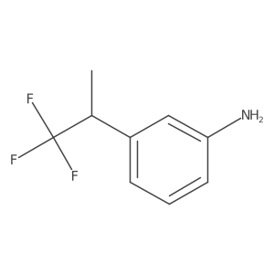 3-(1,1,1-Trifluoropropan-2-yl)aniline Structure