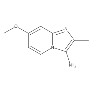7-Methoxy-2-methylimidazo[1,2-a]pyridin-3-amine结构式