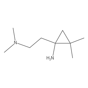 1-[2-(Dimethylamino)ethyl]-2,2-dimethylcyclopropan-1-amine Structure
