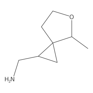 1-{4-Methyl-5-oxaspiro[2.4]heptan-1-yl}methanamine Structure