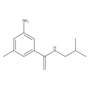3-Amino-5-methyl-N-(2-methylpropyl)benzamide Structure