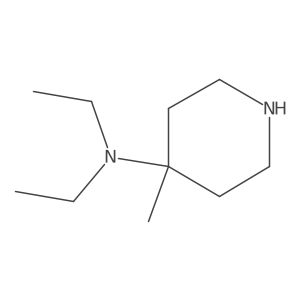 N,N-diethyl-4-methylpiperidin-4-amine Structure