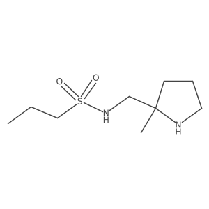 N-[(2-methylpyrrolidin-2-yl)methyl]propane-1-sulfonamide结构式