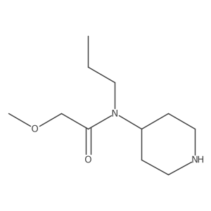 2-Methoxy-N-(piperidin-4-YL)-N-propylacetamide Structure