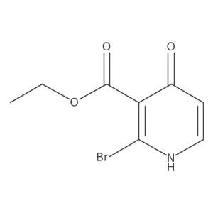 Ethyl 2-bromo-4-hydroxynicotinate结构式