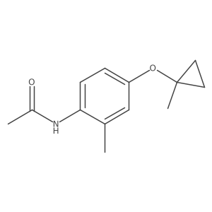 Acetamide, N-[2-methyl-4-[(1-methylcyclopropyl)oxy]phenyl]-结构式