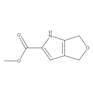 Methyl 4,6-dihydro-1H-furo[3,4-b]pyrrole-2-carboxylate Structure