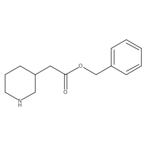 Benzyl 2-piperidin-3-ylacetate结构式