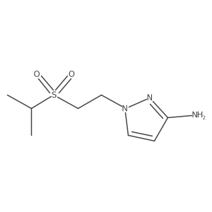 1-[2-(propane-2-sulfonyl)ethyl]-1H-pyrazol-3-amine Structure