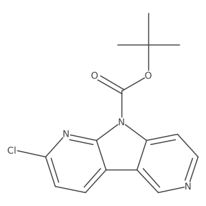 tert-butyl 2-chloro-9H-pyrrolo[2,3-b:4,5-c']dipyridine-9-carboxylate Structure