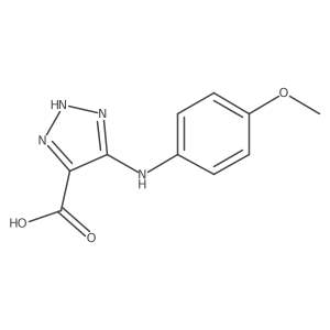 5-((4-Methoxyphenyl)amino)-1H-1,2,3-triazole-4-carboxylicacid Structure