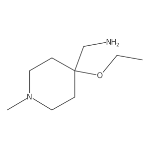 (4-Ethoxy-1-methylpiperidin-4-yl)methanamine Structure
