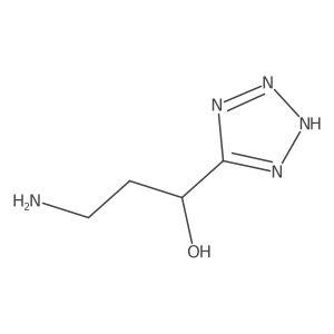 3-amino-1-(1H-1,2,3,4-tetrazol-5-yl)propan-1-ol Structure