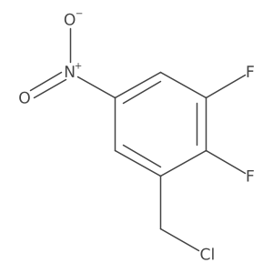 2,3-Difluoro-5-nitrobenzyl chloride结构式
