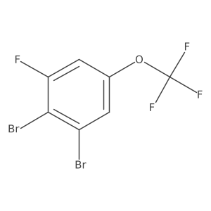 1,2-Dibromo-3-fluoro-5-(trifluoromethoxy)benzene结构式