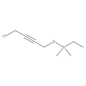 [(4-Chloro-2-butyn-1-yl)oxy]ethyldimethylsilane Structure