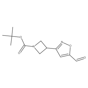 Tert-butyl 3-(5-formyl-1,2-oxazol-3-yl)azetidine-1-carboxylate Structure