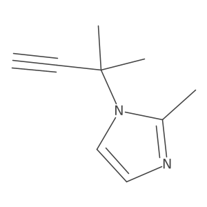 2-methyl-1-(2-methylbut-3-yn-2-yl)-1H-imidazole Structure