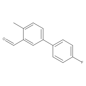 4'-Fluoro-4-methyl-[1,1'-biphenyl]-3-carbaldehyde Structure
