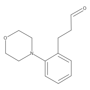 3-[2-(Morpholin-4-yl)phenyl]propanal结构式