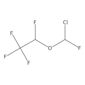 (2S)-2-[Chloro(fluoro)methoxy]-1,1,1,2-tetrafluoroethane Structure