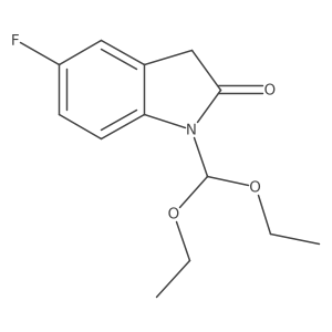 5-Fluoro-1-diethoxymethyloxindole结构式