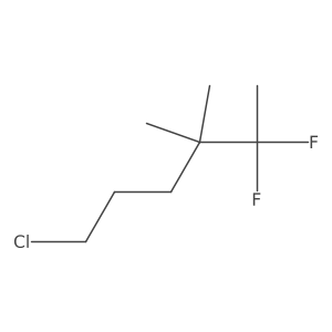 1-Chloro-5,5-difluoro-4,4-dimethylhexane Structure
