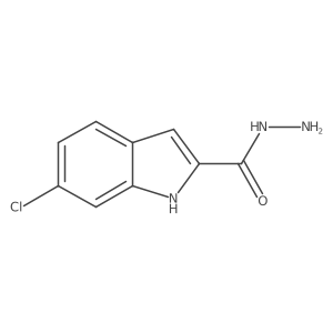 6-chloro-1H-indole-2-carbohydrazide Structure